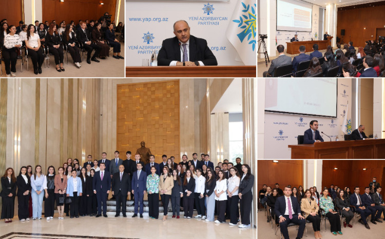 BSU-nun rektoru YAP-ın gənc fəalları ilə görüş keçirib 