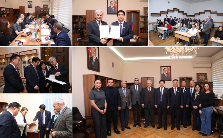 ADPU Çin universiteti ilə əməkdaşlıq edəcək 