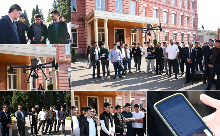 ADAU tələbələri üçün dron və GPS avadanlıqları ilə praktiki geodeziya təlimi təşkil olunub 