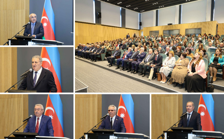 UNEC-də Azərbaycan Milli Elmlər Akademiyasının 80 illik yubileyi qeyd olunub 