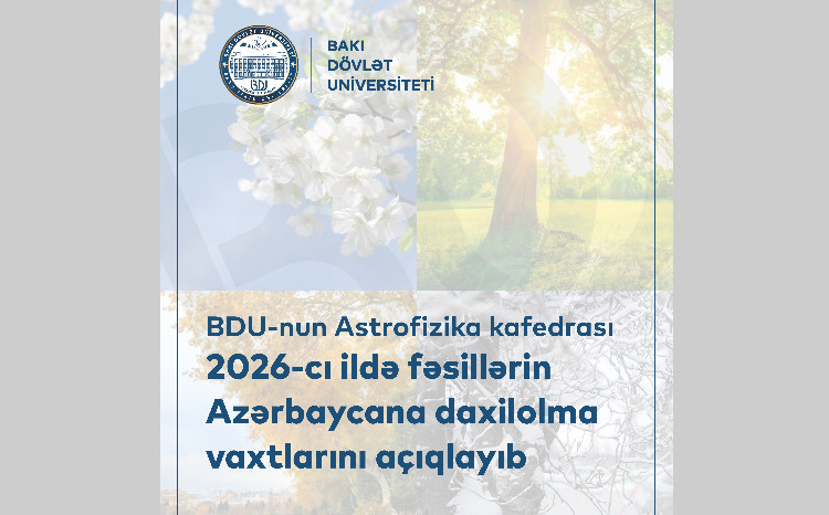 Объявлены даты наступления времён года в Азербайджане в 2026 году 