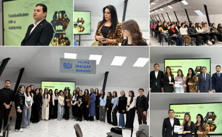 BDU tələbələri “Danışır təcrübə” layihəsində 