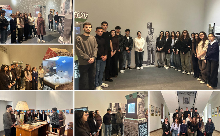 BDU tələbələri akademik Yusif Məmmədəliyevin Memorial Muzeyində 