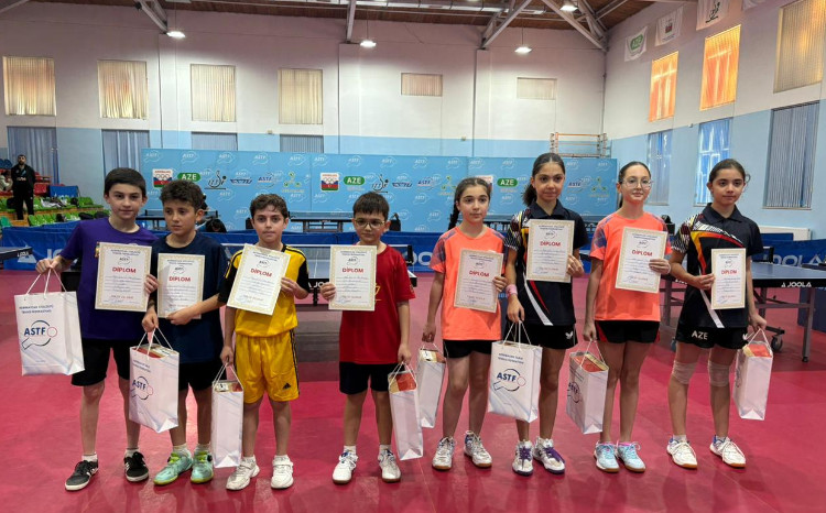 Zəfər Gününə həsr olunan stolüstü tennis turniri keçirilib 