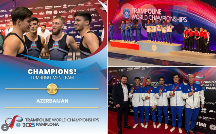 Azərbaycan tamblinqçiləri yenidən Dünya çempionu oldular! 