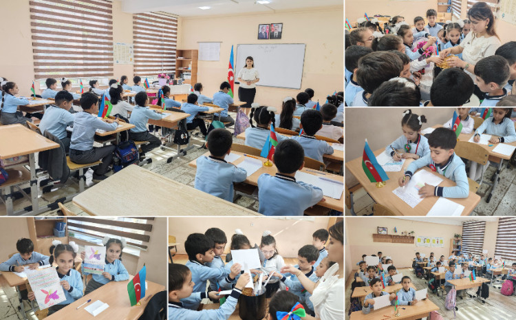 Zəfər Günü münasibətilə Sumqayıt və Kəlbəcər məktəbləri arasında dostluq layihəsi 