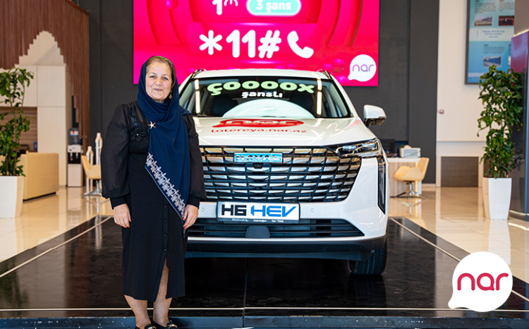 The next winner of Nar’s exciting lottery has received the keys to their new car 