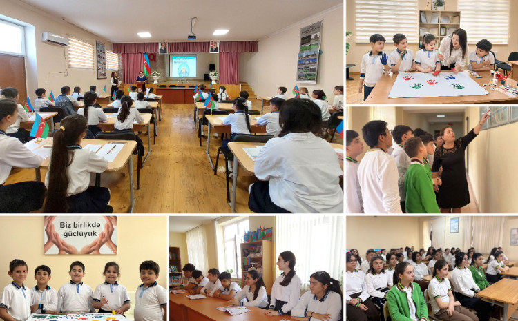 Paytaxt məktəblərində “Uşaq hüquqları aylığı” 