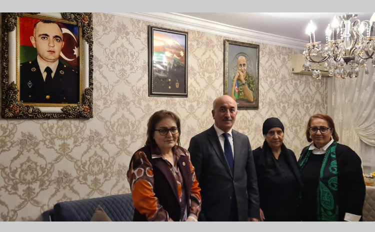 BDU-nun şəhid məzunu Namiq Cavadovun ailəsi ziyarət edilib 