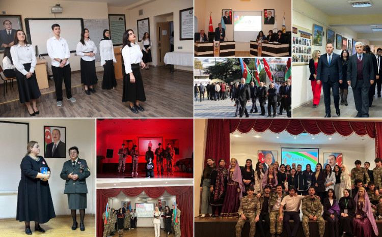 ADPU və onun filiallarında Zəfər Günü silsilə tədbirlərlə qeyd edilib 