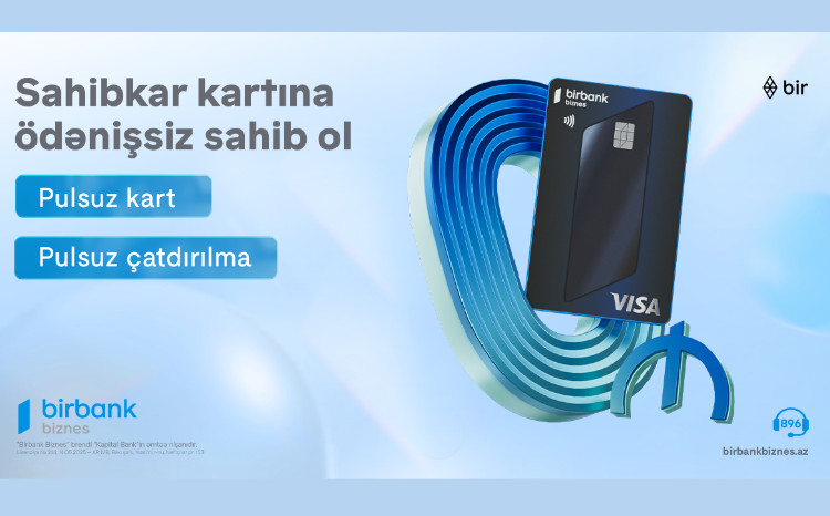 Birbank Biznes introduces the updated Visa “Entrepreneur Card” - now free and in a new design 