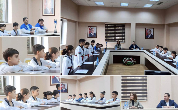 Azərbaycan taekvondoçuları Afina Avropa birinciliyindəki uğurlarına görə təbrik edilib 