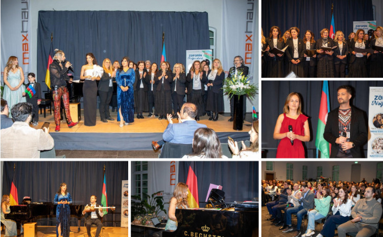 Düsseldorfda “Zəfərin nəğmələri” adlı konsert alqışlarla qarşılanıb 