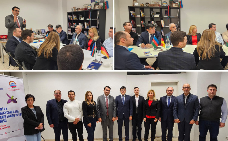 Almaniya Azərbaycanlıları Alyansı İdarə Heyətinin toplantısı keçirilib 