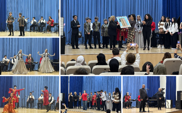 Naxçıvan Dövlət Uşaq Filarmoniyası Bakıdakı dostluq konsertində çıxış edib 