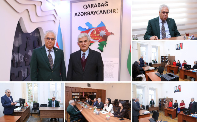 Professor İrfan Ərdoğan Pedaqoji Universitetdə ustad dərsi keçib 