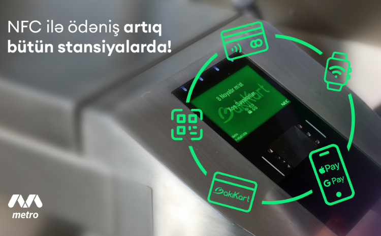 Bütün stansiyalarda yeni ödəniş üsulunun tətbiqinə başlanıldı 