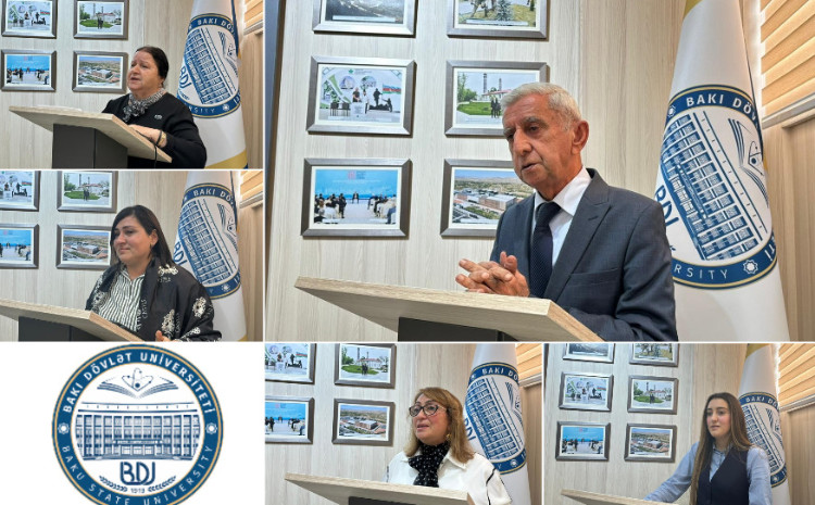 BDU-da şəhid ailələrinin üzvləri ilə görüş 