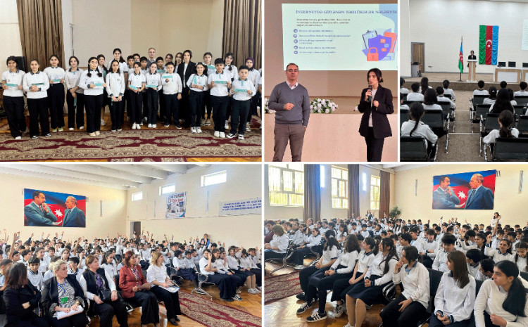 “Uşaqların internet təhlükəsizliyi” mövzusunda maarifləndirici tədbirlər keçirilib 