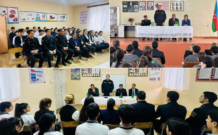 Beyləqanda məktəblilərlə narkomaniya əleyhinə maarifləndirici tədbir keçirilib 