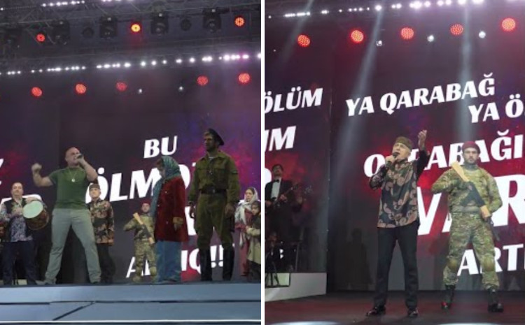 Xalq artistlərinin "Qarabağımız var artıq"ı alqışlarla qarşılandı - VİDEO