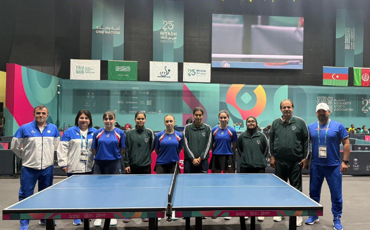 Stolüstü tennisçilər İslam Həmrəyliyi Oyunlarının 1/4 finalında 