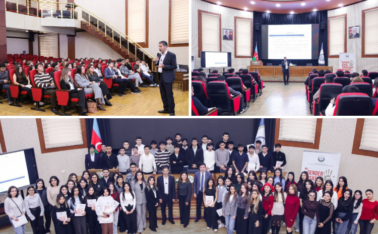 BDU-da ali məktəb tələbələri üçün seminar: “Gender əsaslı zorakılıqla mübarizə” 