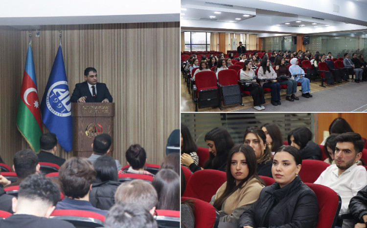 Azərbaycan Universitetinin tələbələri üçün rəqabətin təmin edilməsi mövzusunda açıq dərs keçirilib 