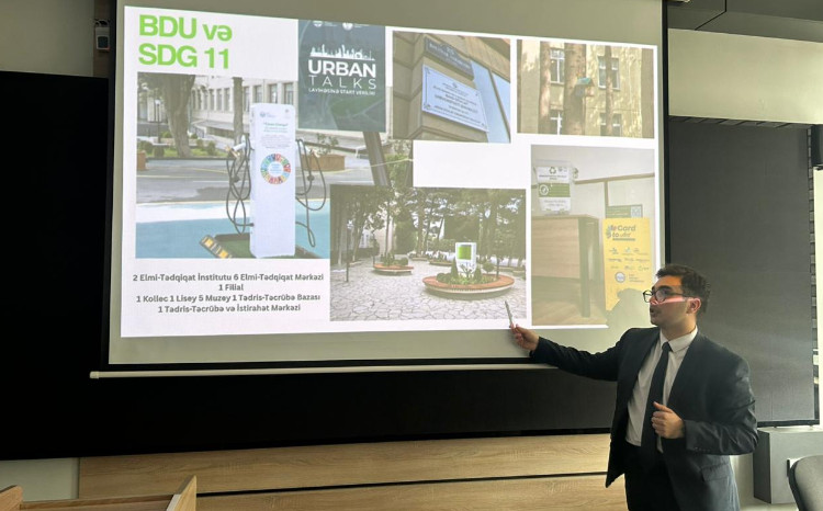 BDU-da “WUF13 yolunda: Urbanizasiya və innovasiya” adlı ilk görüş keçirilib 