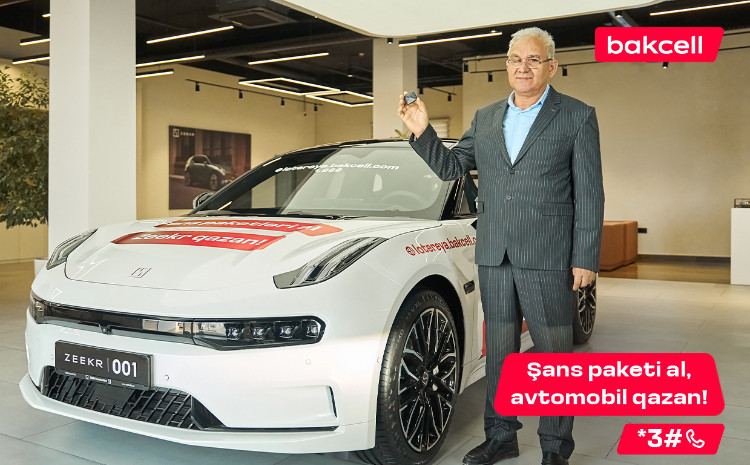 Bakcell-in lotereyasında 7-ci avtomobil sahibini tapdı! 