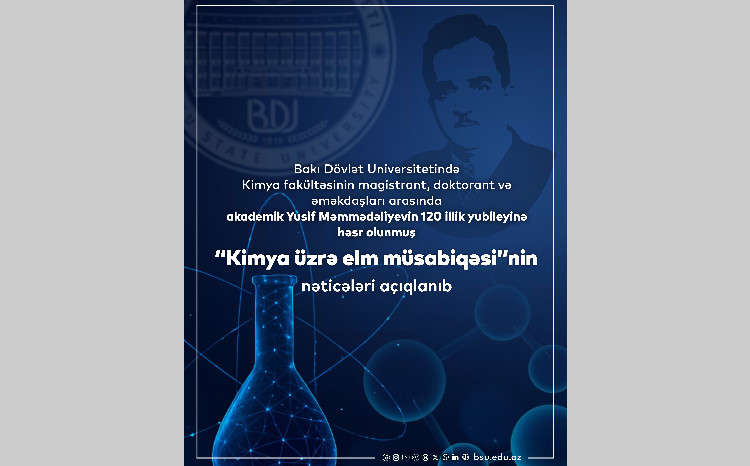 В БГУ объявлены результаты конкурса, посвященного юбилею академика Юсифа Мамедалиева 