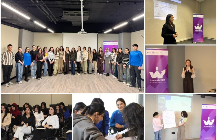 “InnovateHER: Fuelling Women’s Success in STEM” layihəsi çərçivəsində silsilə seminarlar keçirilib  