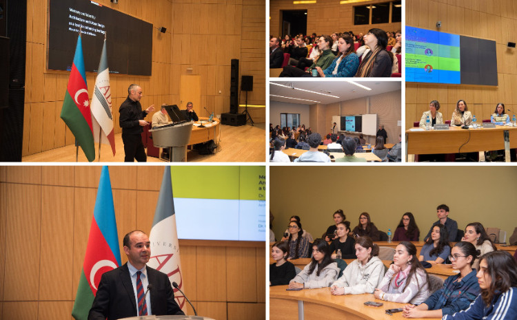 ADA Universitetinin Dizayn və memarlıq fakültəsi şəhərsalma və dizayn müzakirələrinə töhfə verir 