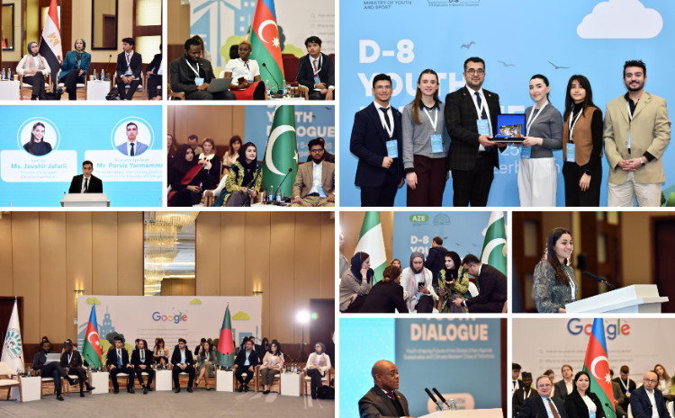 Bakıda keçirilən D-8 Gənclər Dialoqunun ikinci günü uğurla başa çatdı 