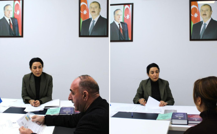 The Commissioner for Human Rights (Ombudsman) of the Republic of Azerbaijan, Sabina Aliyeva, held a reception of citizens 