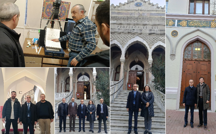 MEK-in direktoru İstanbul Universitetinin Mərkəzi Kitabxanasına səfər edib 