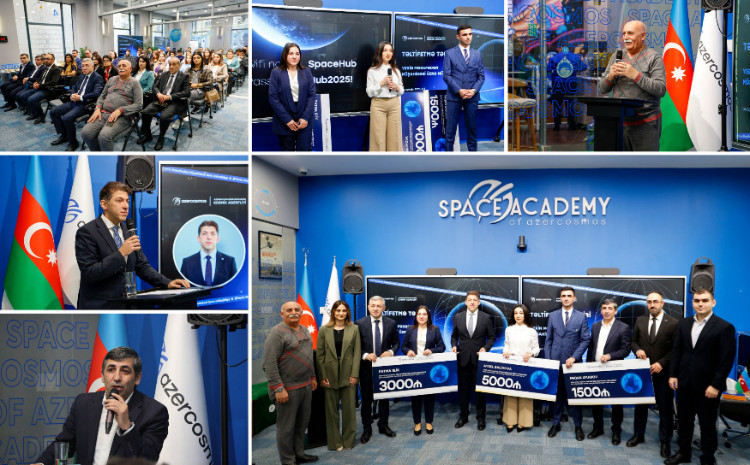 Yerin Məsafədən Müşahidəsi” müsabiqəsinin qalibləri mükafatlandırıldı 