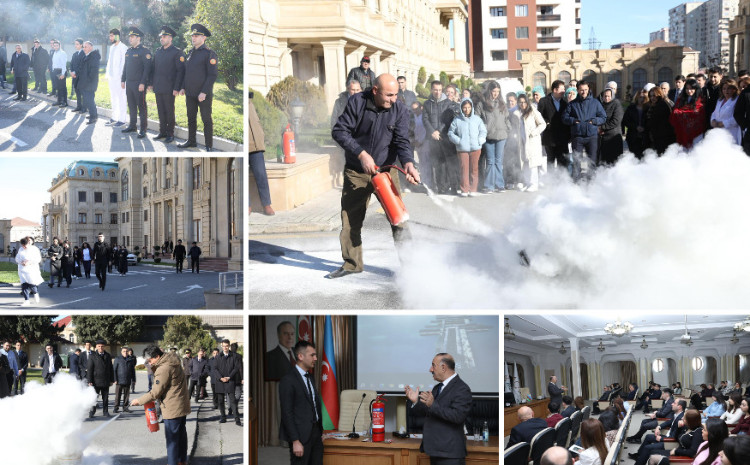 FHN-in təşkilatçılığı ilə AQTİ-də kompleks təlim keçirilib - VİDEO