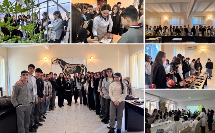 ADAU-da məktəblilər üçün ekskursiya təşkil olunub 