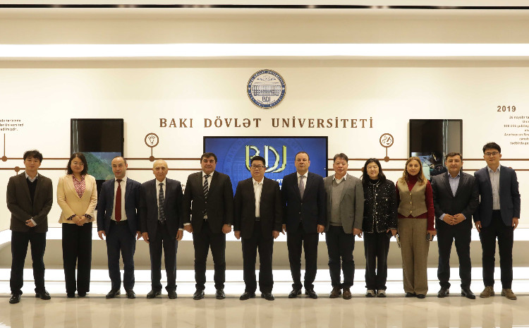 Çinin Sosial Elmlər Akademiyası nəzdində Modernləşmə Milli Akademiyasının nümayəndələri BDU-da 
