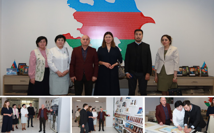 Qazaxıstanın Avrasiya Milli Universitetinin əməkdaşları MEK-i ziyarət edib 