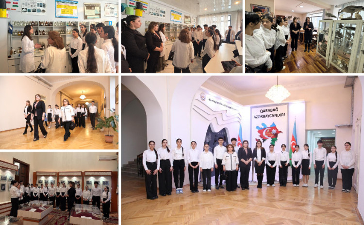 Məktəblilər ADPU-da 