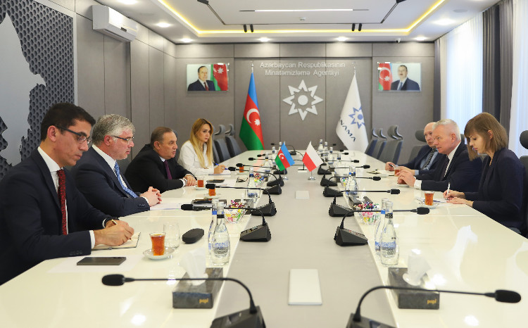 Polşanın ölkəmizdəki səfiri ilə ANAMA-da görüş 