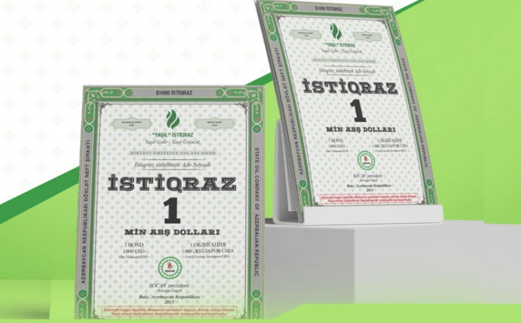 SOCAR-ın “yaşıl” istiqrazlarının üçüncü faiz ödənişi edilib 