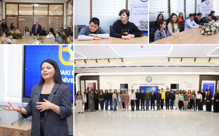 BDU və RİİB-in birgə təşkilatçılığı ilə “Aqro məktəb” layihəsi çərçivəsində maarifləndirici tədbir 