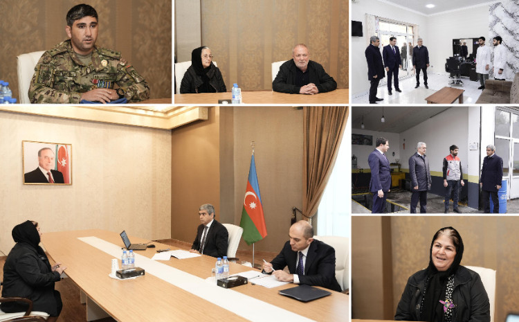 Nazir Anar Əliyev İmişlidə vətəndaşları qəbul edib 