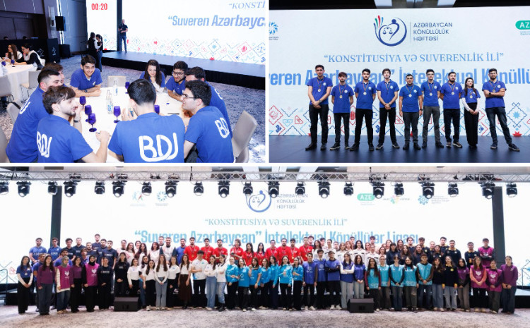 Волонтеры БГУ одержали победу в Лиге интеллектуальных волонтеров «Суверенный Азербайджан» 