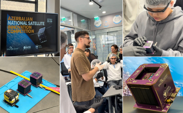 Azərbaycanlı məktəblilərin hazırladığı peyk kosmosda 