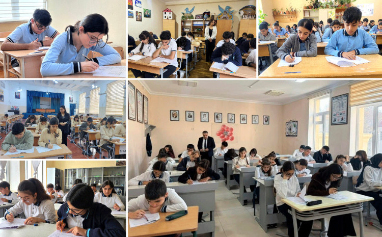 Respublika fənn olimpiadalarının məktəb mərhələsi keçirilib 
