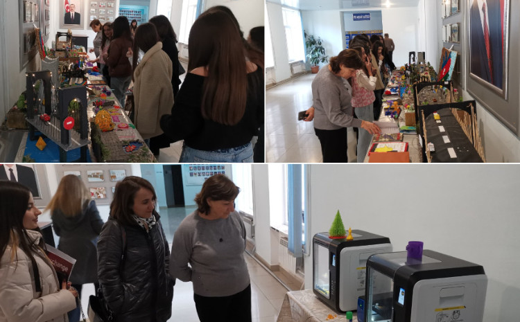 ADPU-nun Şəki filialında STEAM sərgisi keçirilib 